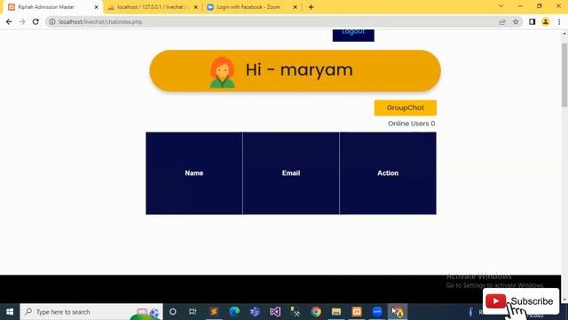 Display User Data - Chat Application using PHP Ajax Jquery - 3 смотреть онлайн