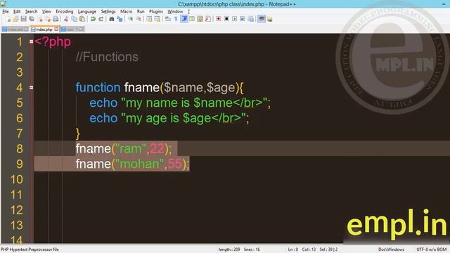 php tutorial core PHP in hindi Part 6 All Functions смотреть онлайн