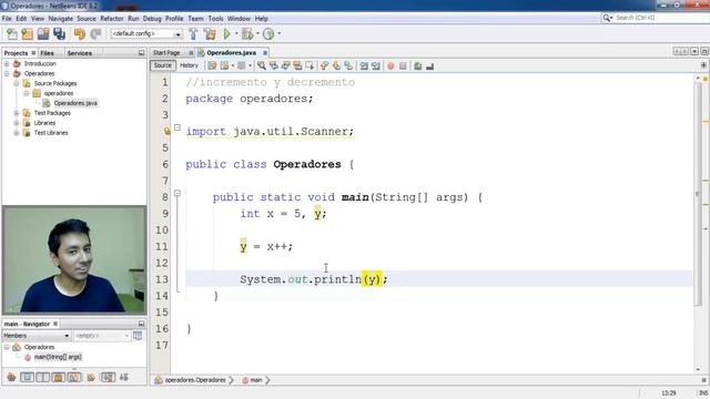 12. Programación en Java || Operadores || Operador de incremento y decremento смотреть онлайн