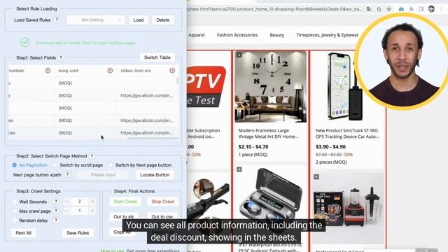 ⚡️NO CODING! Using Easy Data Scraper to crawl data from Alibaba and Walmart смотреть онлайн