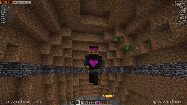 Minecraft - WURST CLIENT 1.12.x (NEW TAB GUI) Minecraft 1.12 Hacked Client - WiZARD HAX смотреть онлайн
