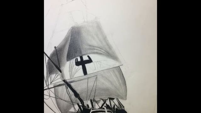 Realistic Ship Sketch смотреть онлайн