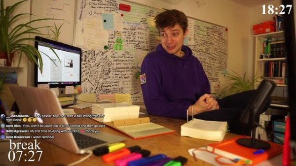 LIVE | 12-HOUR study with me ?? rain sounds & pomodoro timer 60 & 10