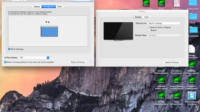Mirroring & Extended Display on Macbook Air смотреть онлайн
