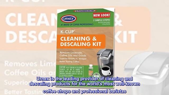 Urnex Coffee Descaling Kit For Use With Keurig Coffee Makers смотреть онлайн