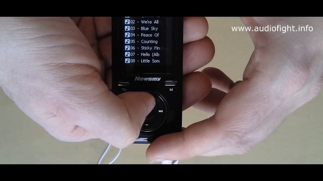 Обзор хорошего mp3 плеера Newsmy A33 на новом RockChip NanoC