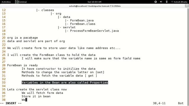 Using Bean to Store Data смотреть онлайн