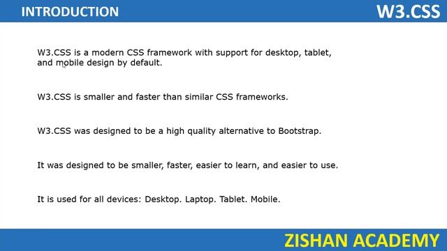 W3.CSS Beginners Tutorial – W3.CSS – INTRODUCTION. смотреть онлайн