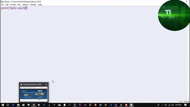 How To Download and install Python3, VsCode and Git Bash : Python tutorial 02 смотреть онлайн