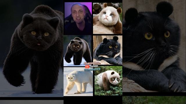 Коты медведи | мемы | приколы от Зубарев #юмор #кот #shorts смотреть онлайн