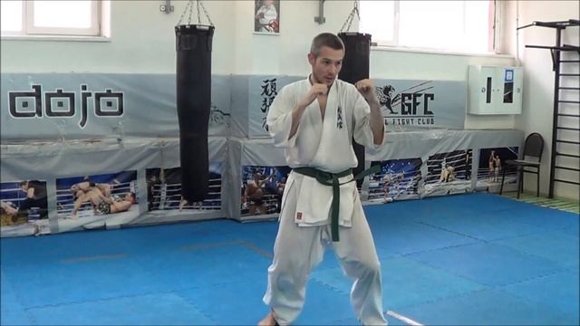 Техника 8 КЮ Киокушин каратэ смотреть онлайн