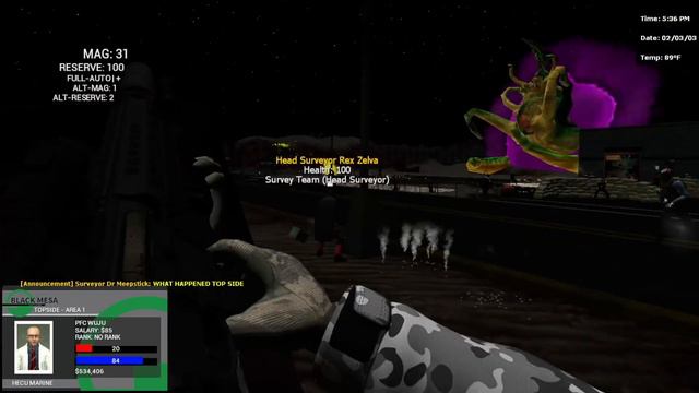 GMod Black Mesa RP: The Race X Part 2 смотреть онлайн