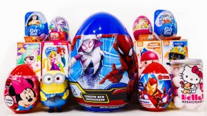 СЮРПРИЗ МИКС Огромный ЧЕЛОВЕК-ПАУК Миньоны ПРИНЦЕССЫ Диснея POOPSIE Барби КОШЕЧКИ СОБАЧКИ