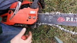 Как поменять цепь на бензопиле