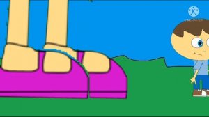 Giant Anahis The Little Girl and Cloud Boy Lucking Growth Giant Girl