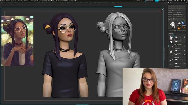 GFG урок#3: как проверить себя, что вы попали в пропорции/стилистику/ характер своего концепта