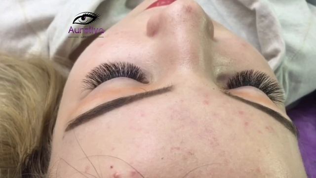 Наращивание ресниц.Мастер Евгения. смотреть онлайн