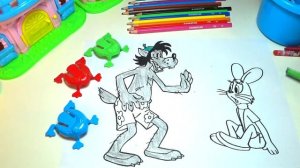 РАСКРАСКИ! Раскрашиваем картинки для детей из мультфильмов Ну погоди! Заяц и волк?