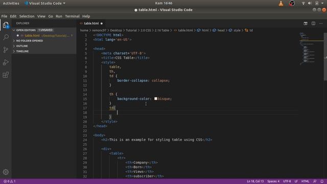 CSS Styling Responsive Table from Scratch смотреть онлайн