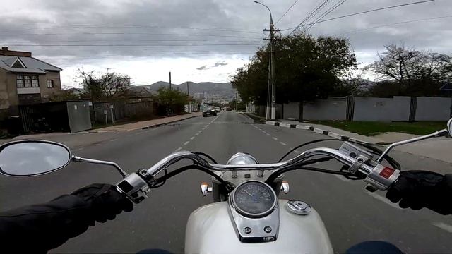 Riding a motorcycle Honda Shadow Aero 750 #24 || Day riding (No music) смотреть онлайн