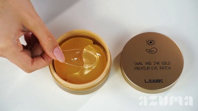 L.Sanic Патчи гидрогелевые с муцином улитки и золотом | Azuma распаковка\обзор смотреть онлайн