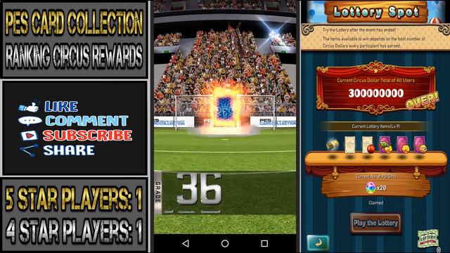 PES Card Collection - Ranking Circus Event Rewards (Mar 2019) смотреть онлайн