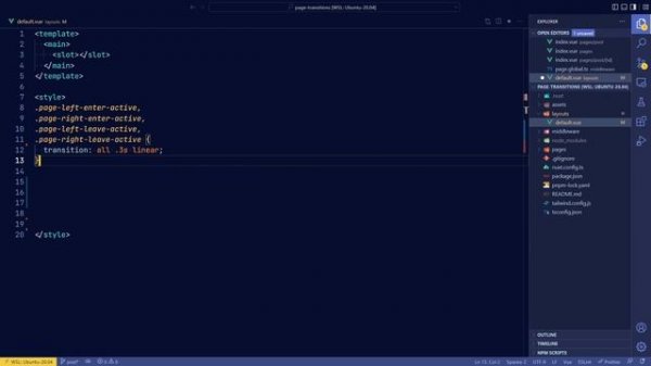 How to get seamless app-like page transitions in Nuxt 3 ?