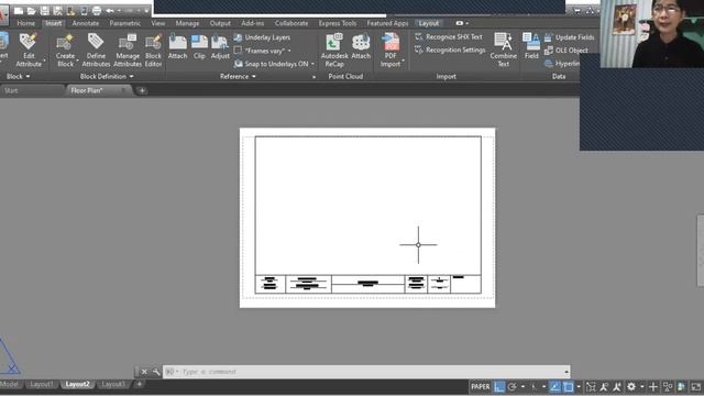 How to insert a title block into AutoCAD drawing смотреть онлайн