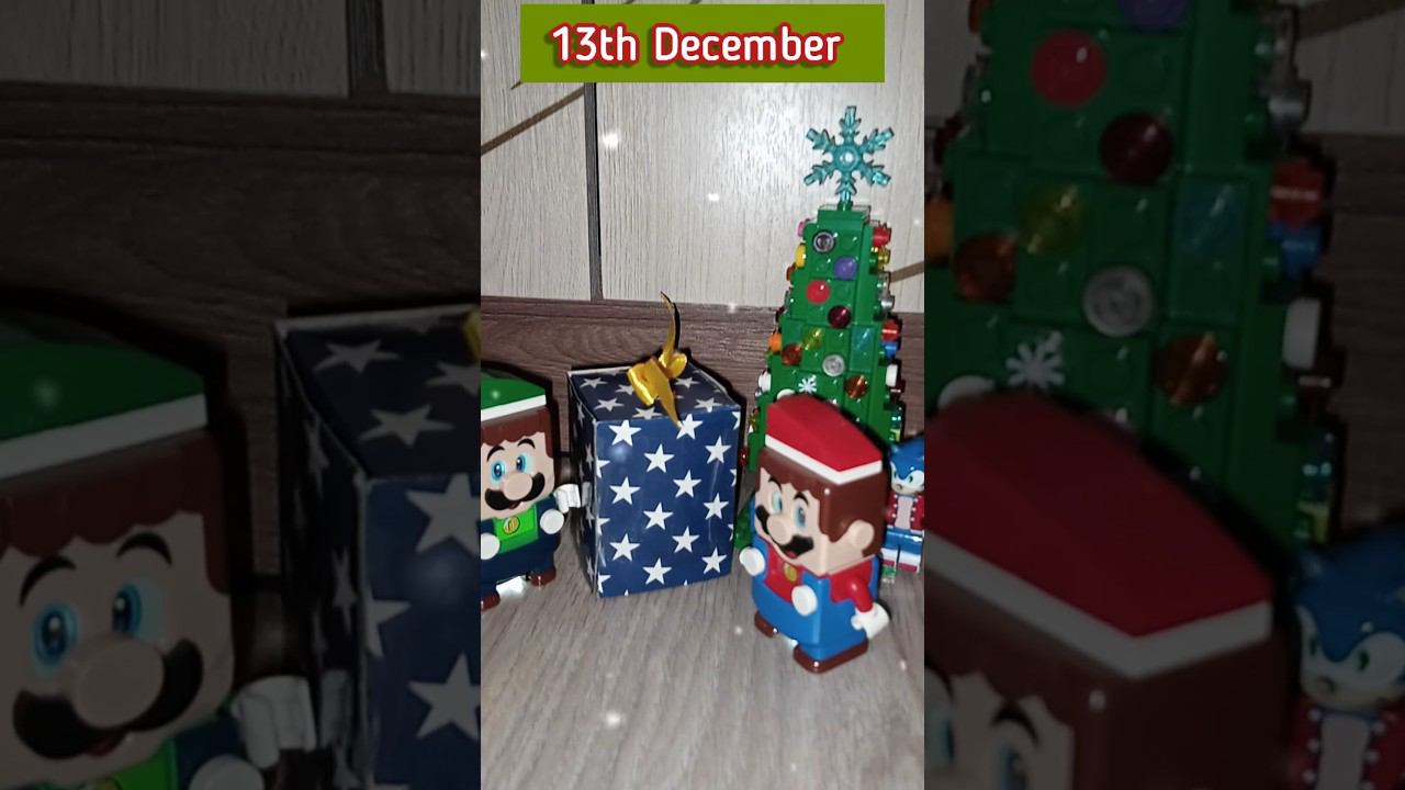 My Christmas & New Year Advent Calendar mini surprises by Lego Super Mario & Luigi. Day 12 #shorts смотреть онлайн