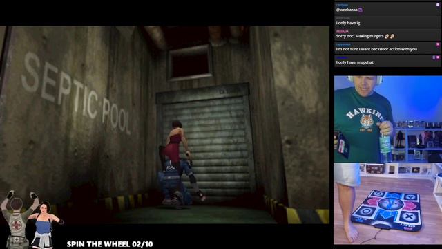 Resident Evil 2 but with a DANCE MATT controller Leon Kennedy A смотреть онлайн