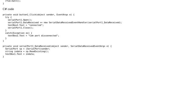 Arduino: Getting RFID tag data using C# смотреть онлайн