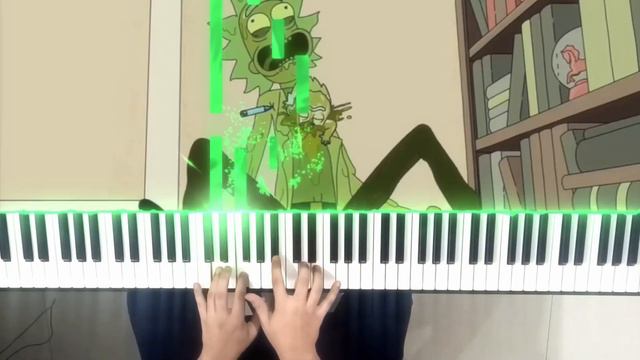 For The Damaged Coda - Rick & Evil Morty (Piano Cover) смотреть онлайн