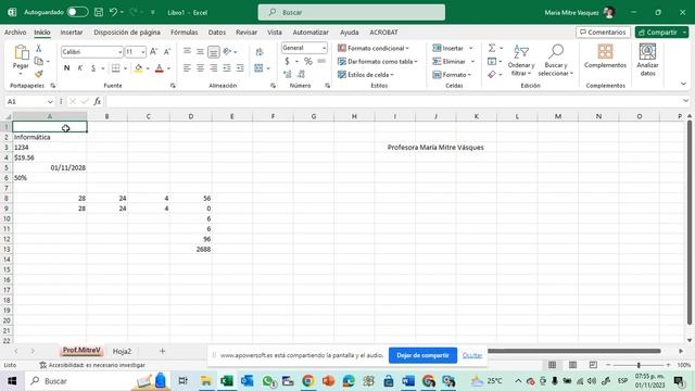 Excel básico filas y columnas смотреть онлайн