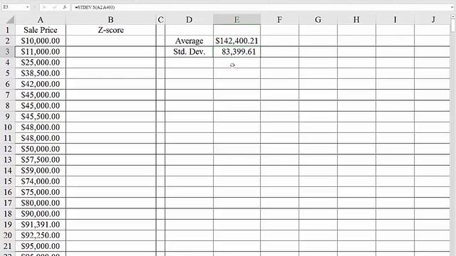 Excel 2016 Z-Scores and Outliers смотреть онлайн