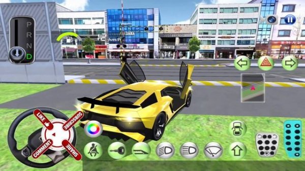 3d Driving Class: Brand New Lamborghini Driving ?! - Car Game Android Gameplay