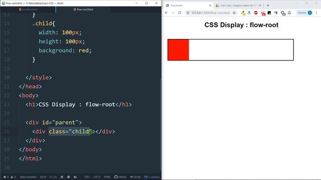 CSS Display Flow-Root Tutorial in Hindi / Urdu смотреть онлайн