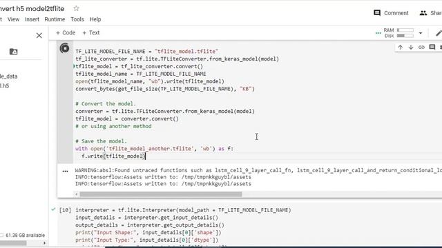 How to convert keras model or any model format .h5 . to tflite model for embedded system смотреть онлайн
