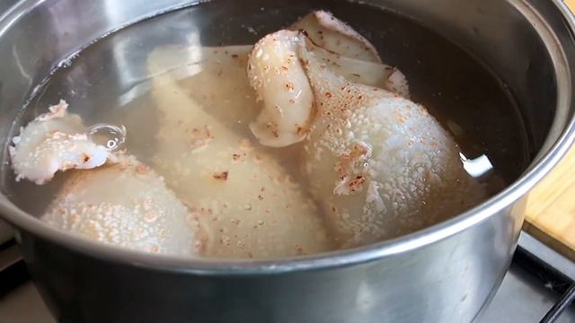 Кальмар фаршированный грибами ENG SUB #постныеблюда смотреть онлайн