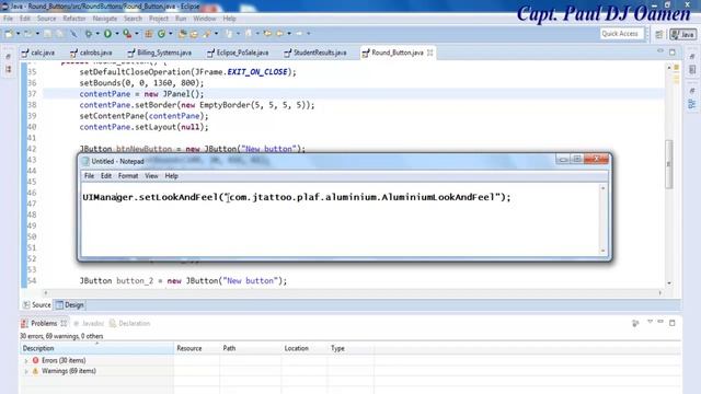 How to Create Round Buttons in Java Eclipse with Embedded Jar File смотреть онлайн