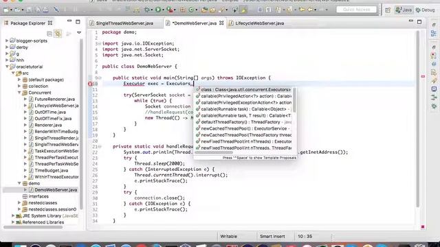 Faster web server with multi-threading and Executor смотреть онлайн