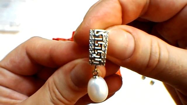 Обзор Серёжек с Розовым, Чёрным, Фиолетовым и Белым Жемчугом с Алиэкспресс! смотреть онлайн