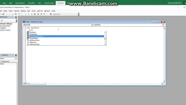Excel 2016 Makro Dersi смотреть онлайн