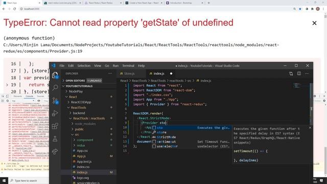React Redux, Store, Reducer, Action, Action Type- Part 1 смотреть онлайн