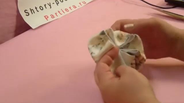 Мастер классы для рукодельниц оригами из ткани цветок Циния смотреть онлайн