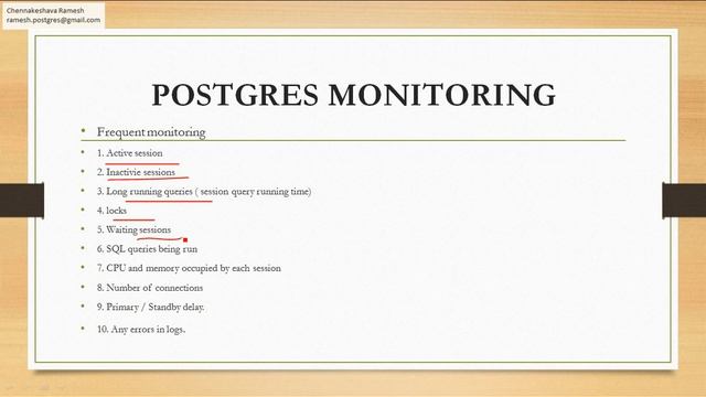 monitoring in postgres смотреть онлайн