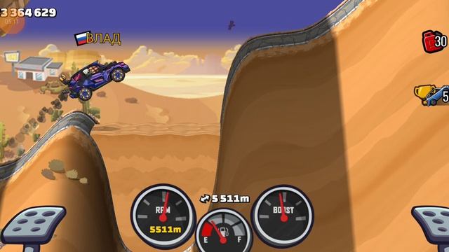 Hill Climb Racing 2 Долина в пустыне. Зарабатываем монеты для прокачки