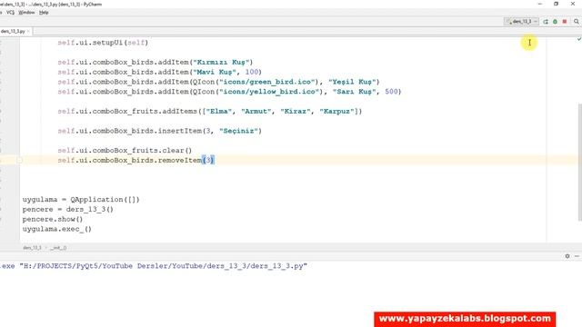 PyQt5 dersleri #13.3 QComboBox Özellikleri ve Kullanımı - Açılır Liste смотреть онлайн