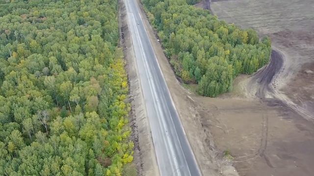 Реконструкция трассы Екатеринбург-Тюмень, объездная Камышлова. р-351.18.09.21 смотреть онлайн