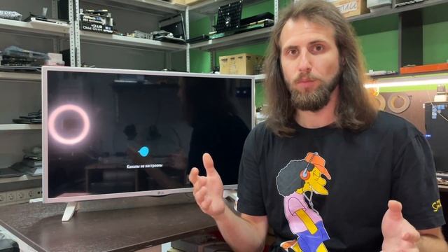 Синий экран у телевизора LG. Ремонт и причины неисправности. смотреть онлайн