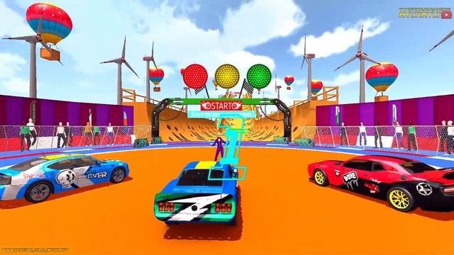 GT Car Stunt Race Master 3D - Impossible Sport Car Driving Simulator - Android GamePlay смотреть онлайн